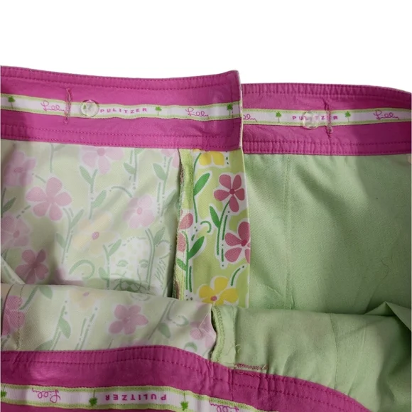 NWOT Lilly Pulitzer Women's 14 Skort Green & Pink - Picture 12 of 15